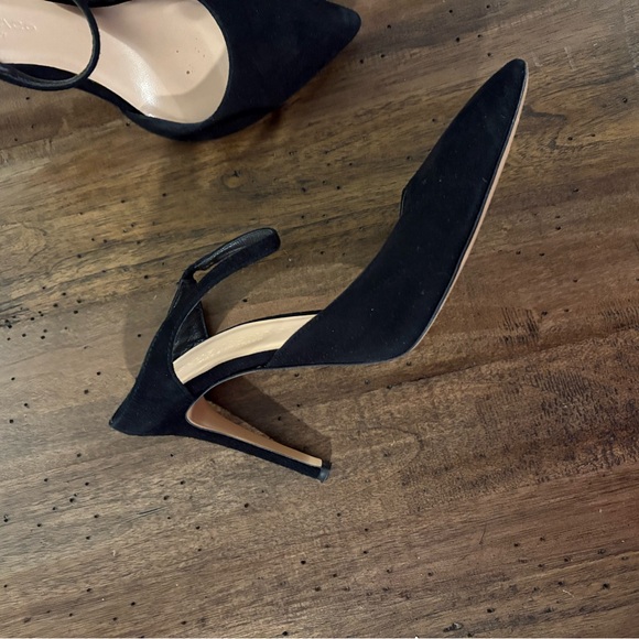 Club Monaco Black Slingback Heels 36.5 - Picture 2 of 3